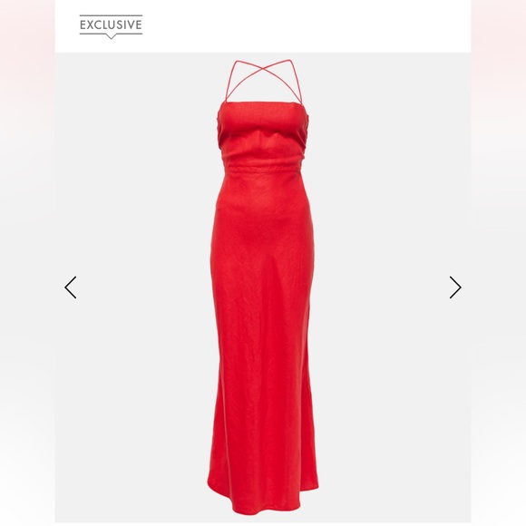 Faithfull Linen Maxi Dress - Picture 1 of 5